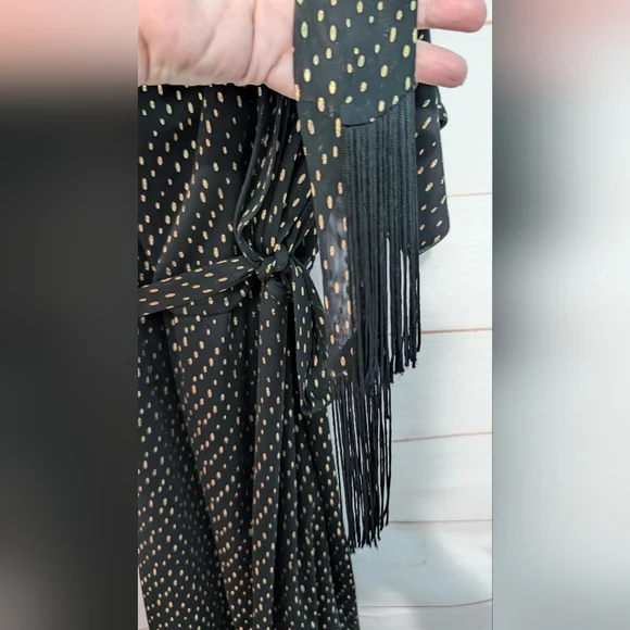 Jessica Simpson Elegant Black and Gold Women's Dress 👗 Size 14. - Picture 8 of 9